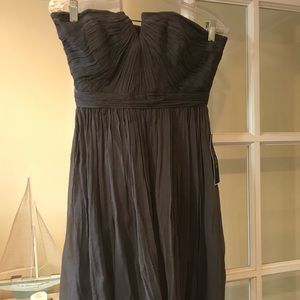 Chiffon charcoal formal J. Crew dress 🥂
